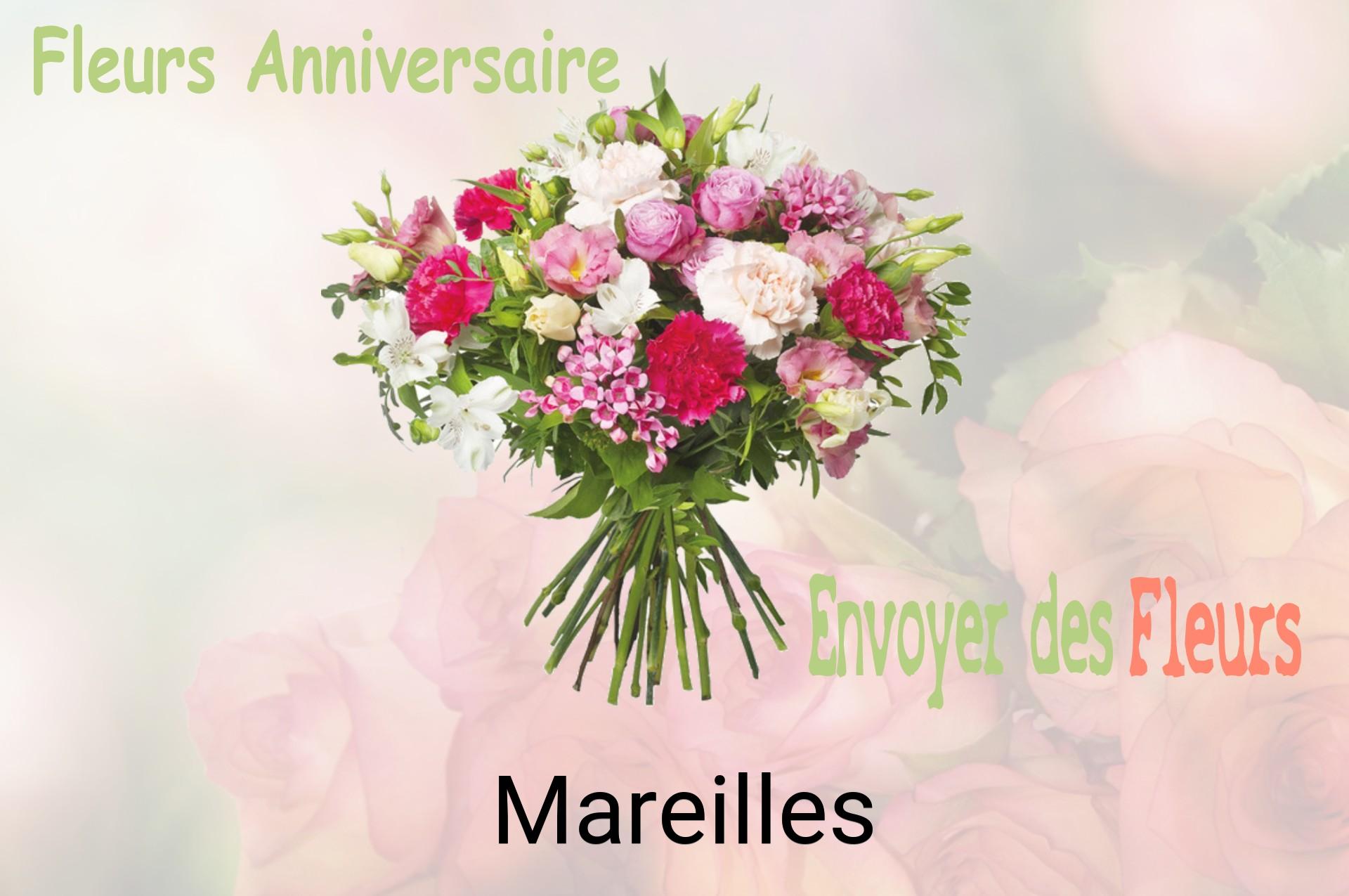 Bouquet de fleurs d’anniversaire livré à Mareilles